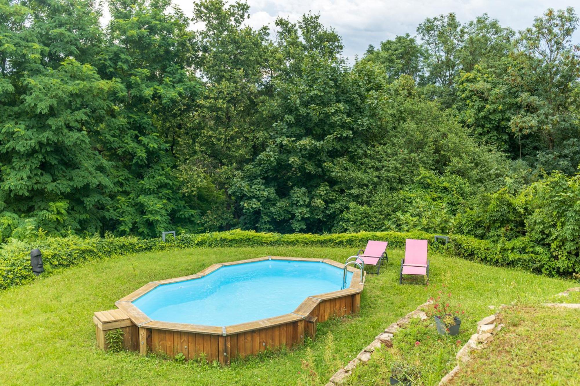 Apartmán Comme Dans Un Ecrin - T2 De 50 M² Avec Jardin, Terrasse Et Piscine Vernaison Exteriér fotografie